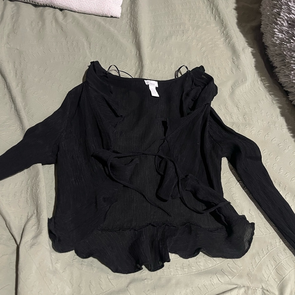 Elegant Black Women's Top